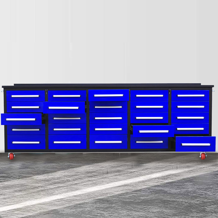 Workbench With Storage Drawers (25 Drawers)