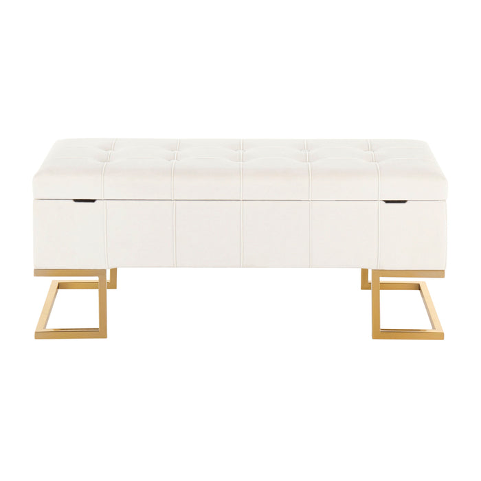 Midas - Contemporary / Glam Storage Bench