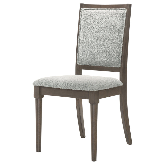 Onslow - Upholstered Dining Side Chair (Set of 2) - Dark Brown