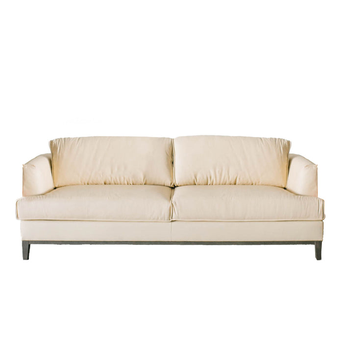 Aspen - Top Grain Leather Sofa - Beige