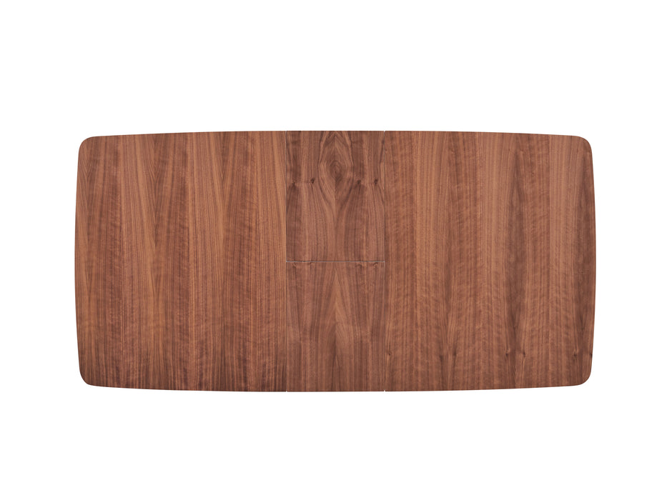 Lanae - Dining Table (Extension Bufferfly Leaf) - Natural / Black