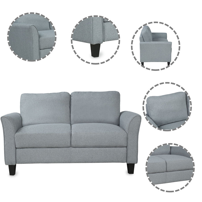 Living Room Furniture Loveseat Sofa And 3 Seat Sofa