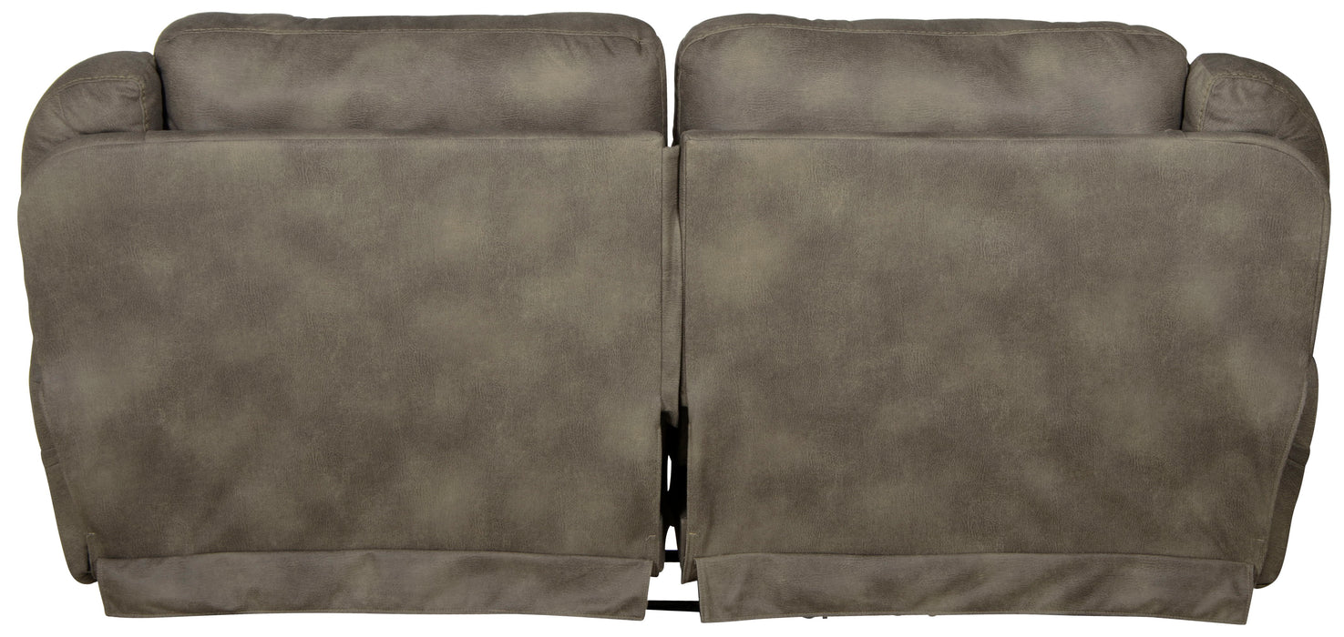 Flynn - Power Lay Flat Reclining Sofa Power Adjustable Headrest & Lumbar and Dual Heat & Massage - Fig