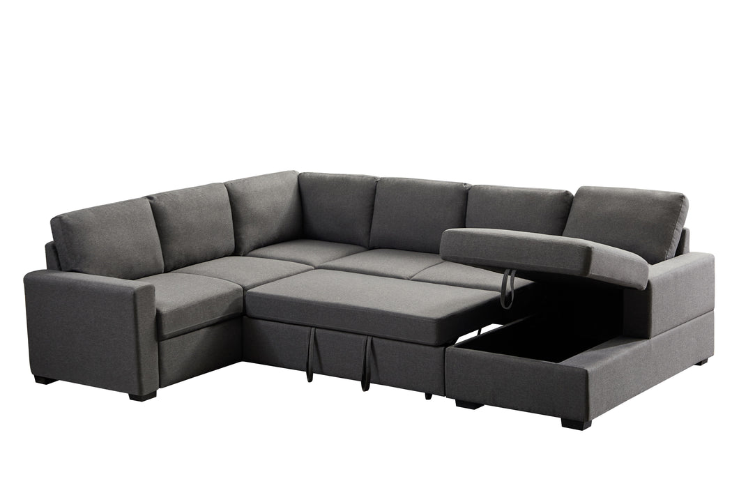 Ketterman - 4 Piece Upholstered Sectional