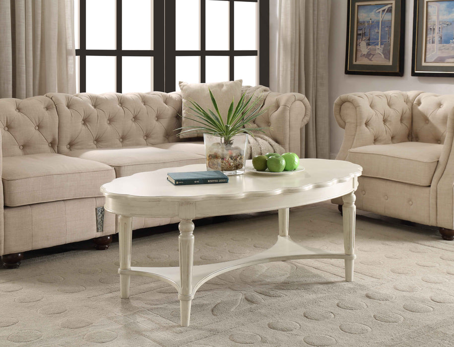 Fordon - French Antique Coffee Table - Ivory