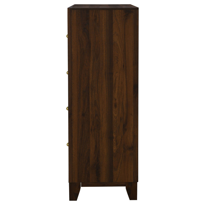 Welsley - 4-Drawer Chest Of Drawers - Walnut