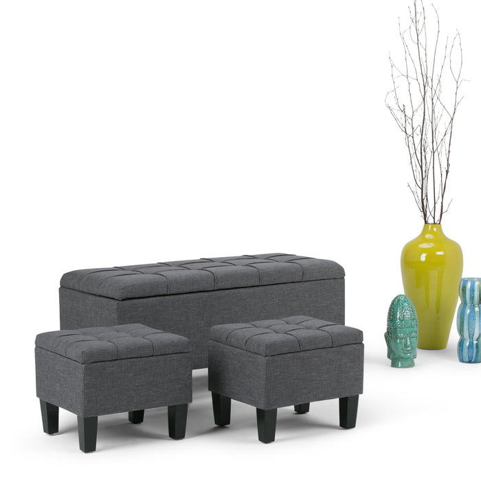 Dover - 3 Piece Storage Ottoman