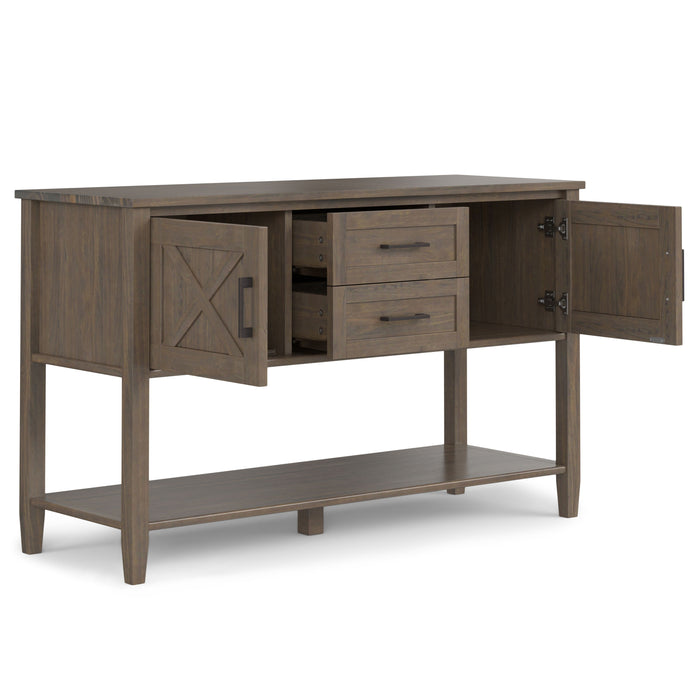 Ela - Console Table - Smoky Brown