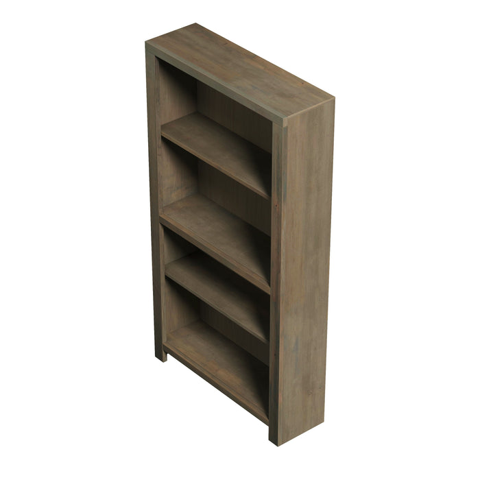 Joshua Creek - 60" High 4-Shelf Bookcase - Barnwood