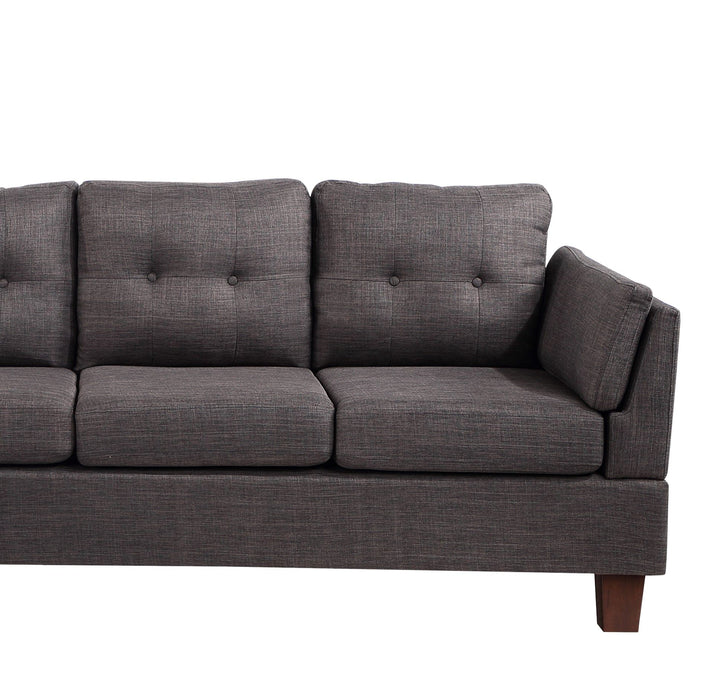 Dalia - Linen Modern Sectional Sofa With Left Facing Chaise