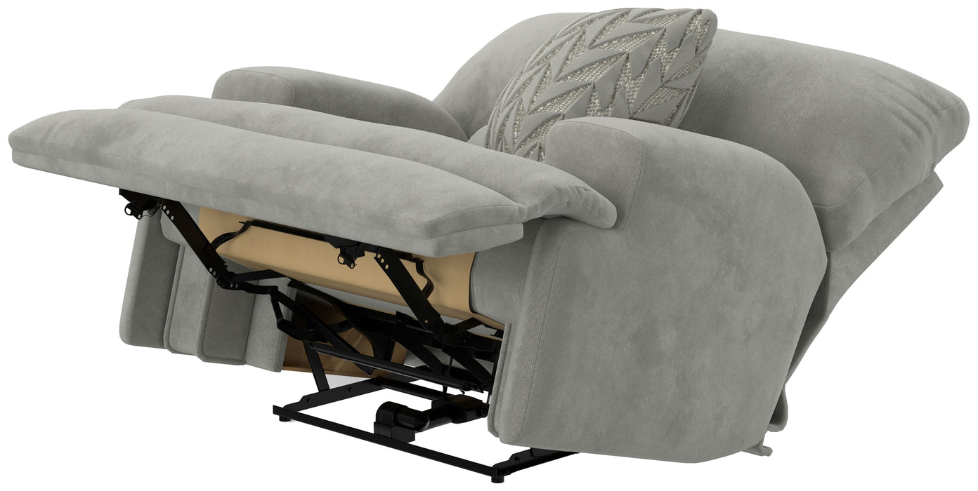 Renaldo - Power Lay Flat Recliner With Zero Gravity - Stone