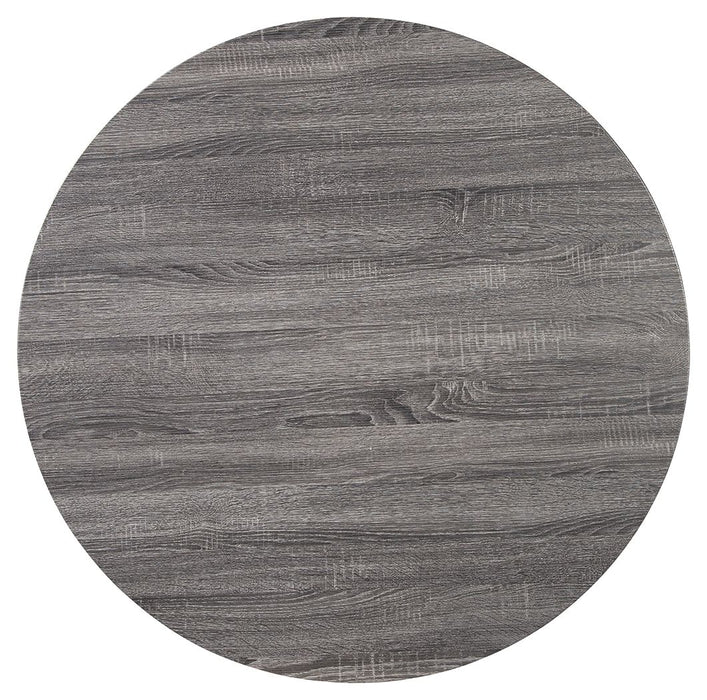 Centiar - Black / Gray - Round Dining Room Table