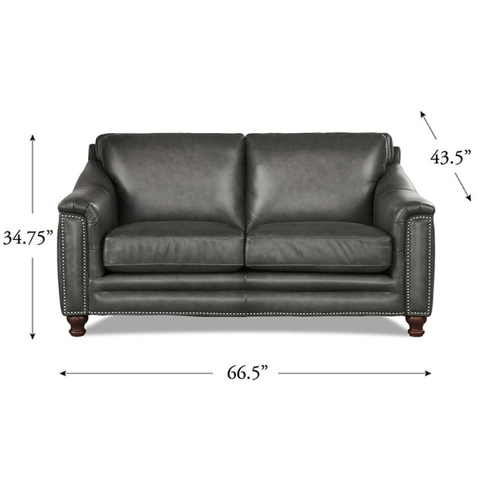 Belfast - Top Grain Leather Loveseat