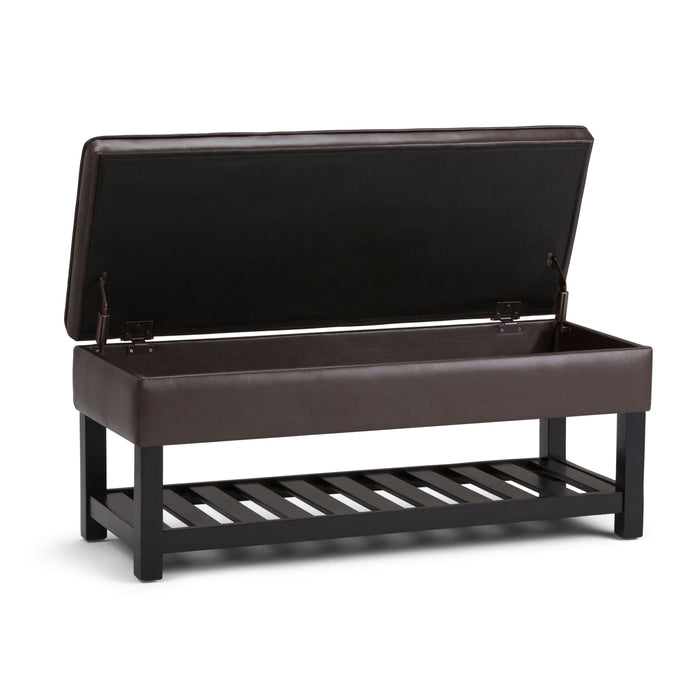 Cosmopolitan - Storage Ottoman Bench with Open Bottom