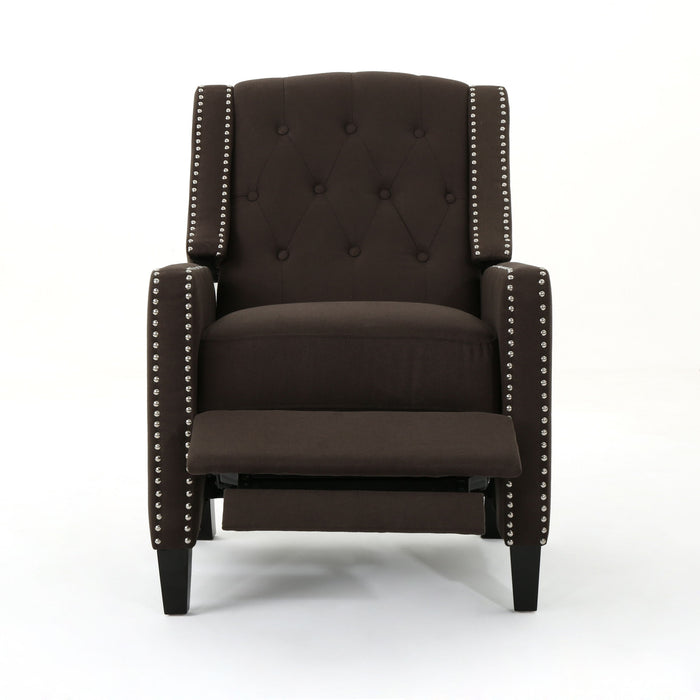 Classic Fabric Push Back Chair