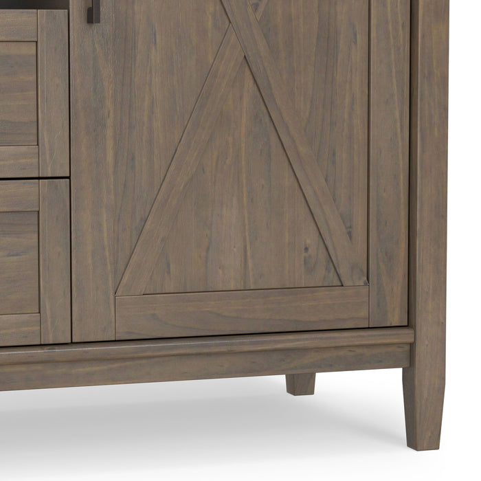 Ela - Sideboard with Wine Storage - Smoky Brown