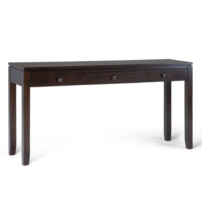 Cosmopolitan - Wide Console Sofa Table - Mahogany Brown