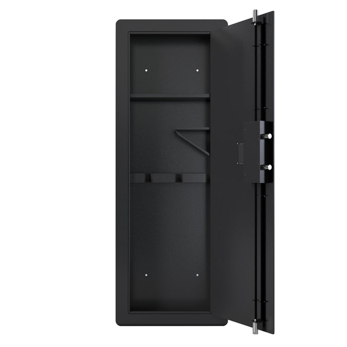 Wall Gun Safe, Gun Safes For Home, Gun Safes & Cabinets, Wall Safes Between The Studs, Quick Access Rifle Safe With Removable Shelf And Digital Keypad