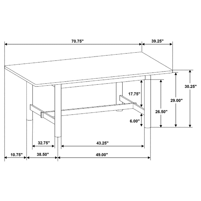 Biltmore - Rectangular Wood Dining Table - Walnut