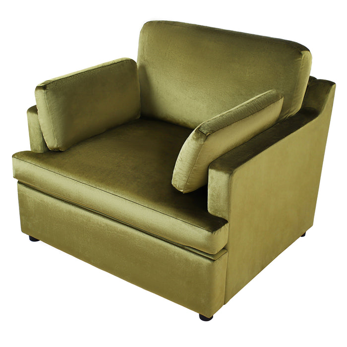 Oversized Accent Chair Comfortable Armrest Cushions, Versatile Neutral Style, Elegant Design, Durable Frame