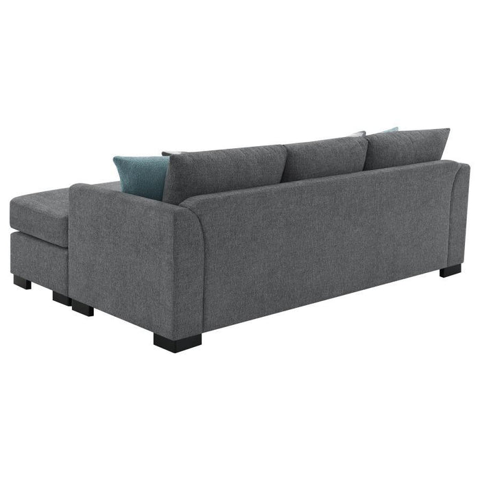 Storey - Upholstered Sleeper Sectional Chaise Sofa