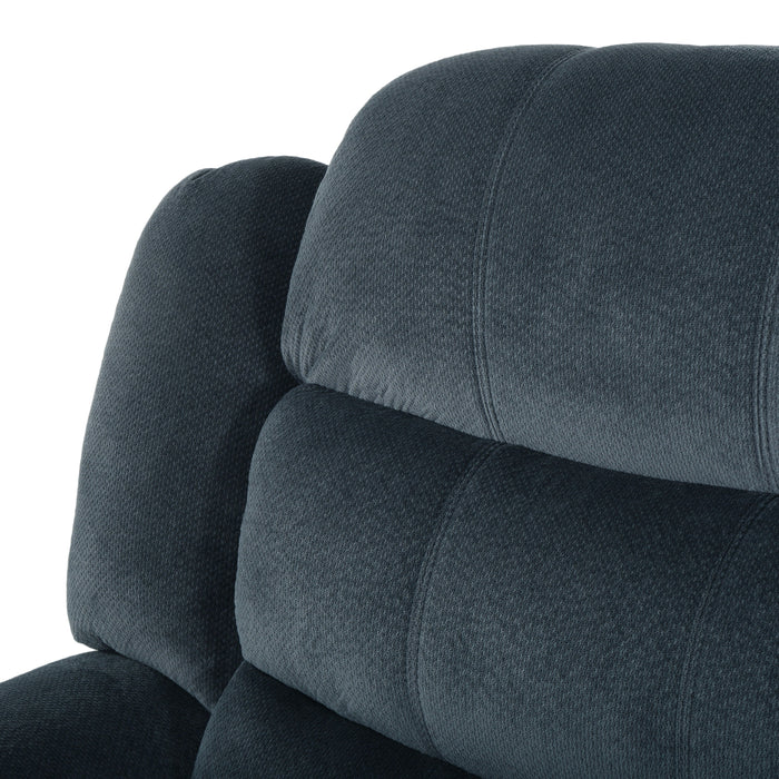 Classic Design, Plush Fabric, Glider Recliner