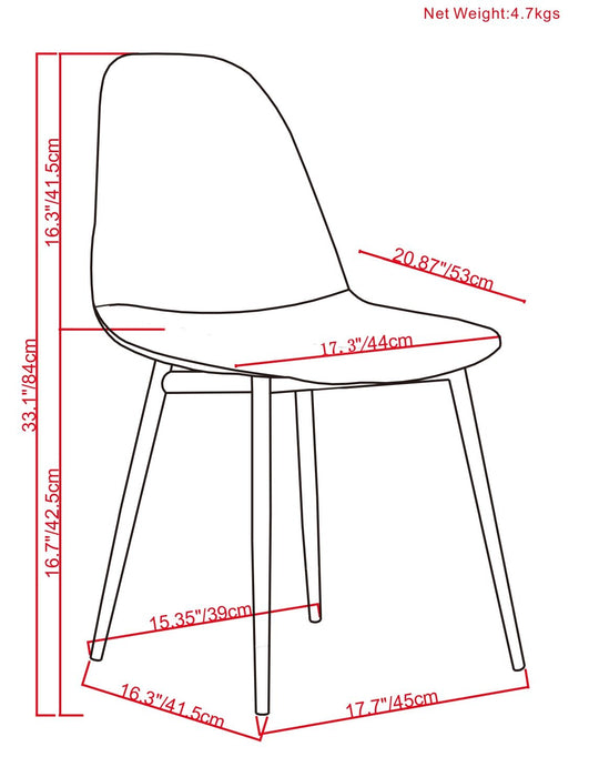 Alpine - Dining Chair (Set of 2)
