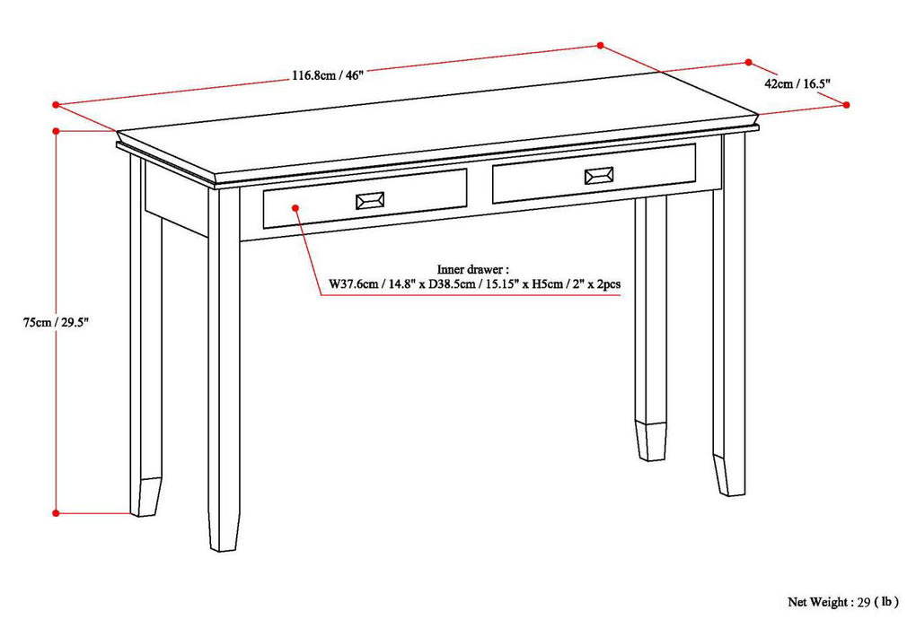 Artisan - Console Sofa Table