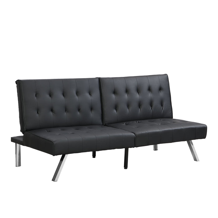 Comfortable Futon Sofa Bed - Black