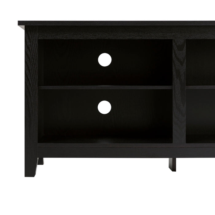 Modern Transitional 3 Shelf Open Storage 70" TV Stand For 80" TVs