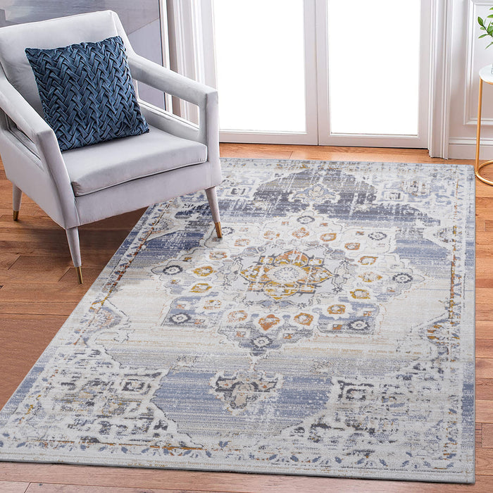 Payas - Medallion Non-Shedding Living Room Bedroom Dining Home Office Stylish And Stain Resistant Area Rug