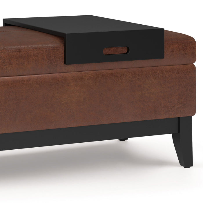 Oregon - Storage Ottoman Bench with Tray