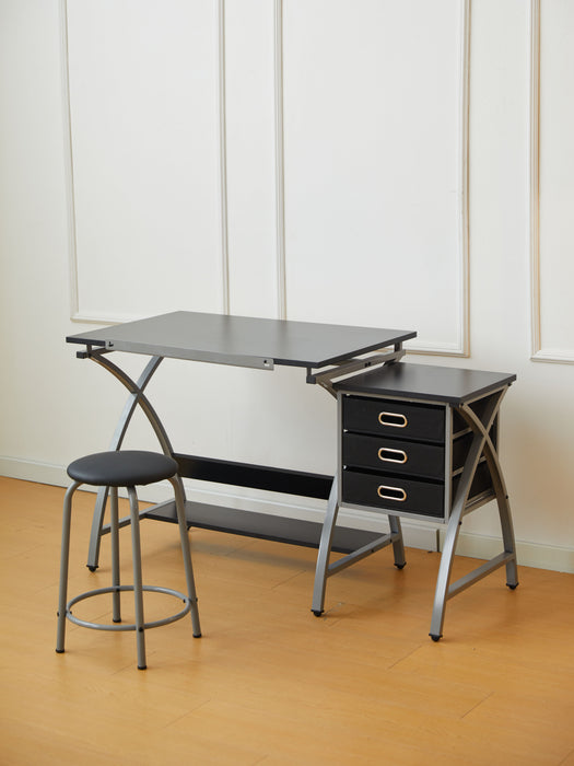 Drafting Table With Stool