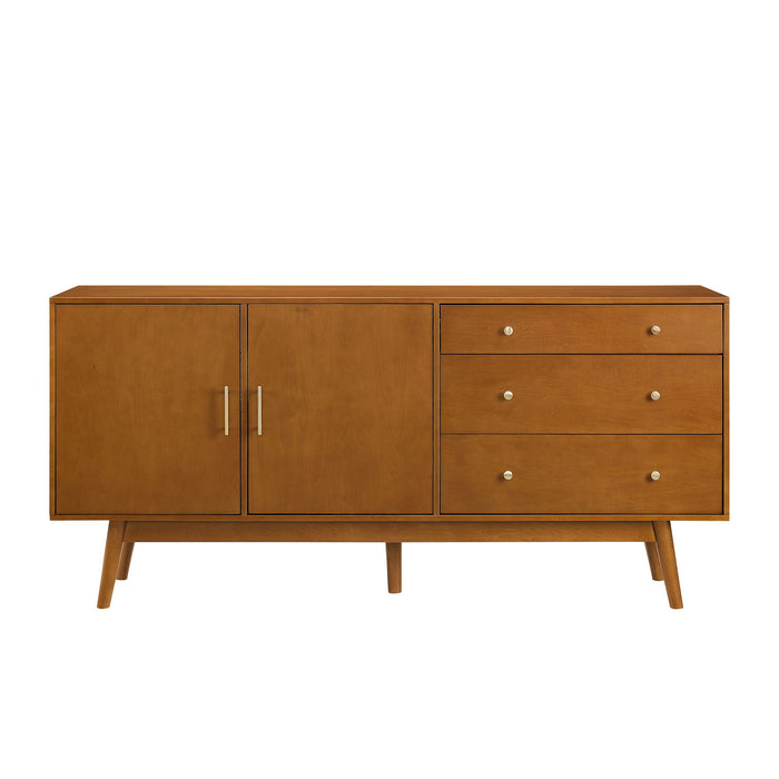 Mid-Century Modern Minimalist 2 Door Sideboard - Acorn