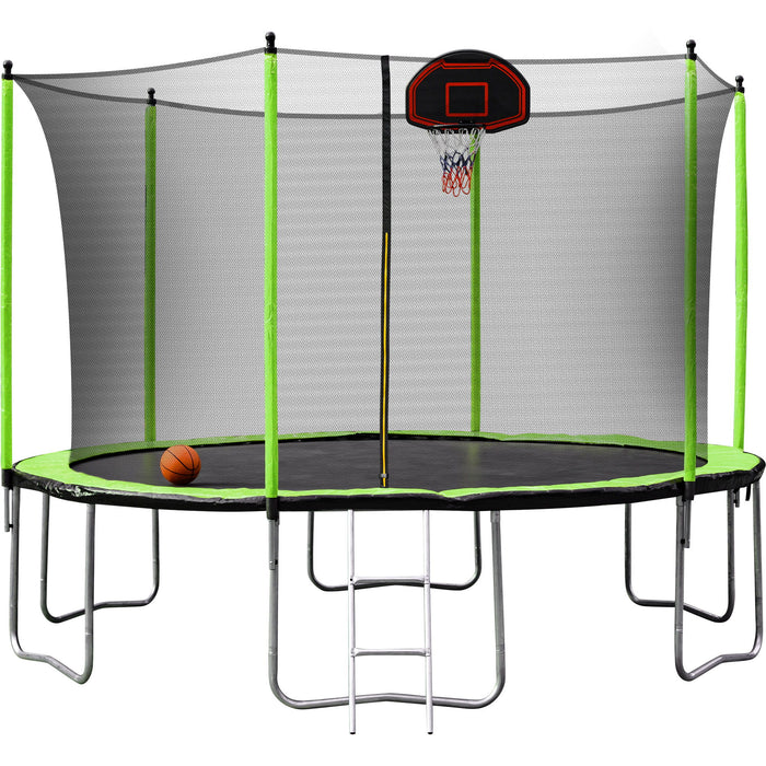 12Ft Trampoline 2023 - Green