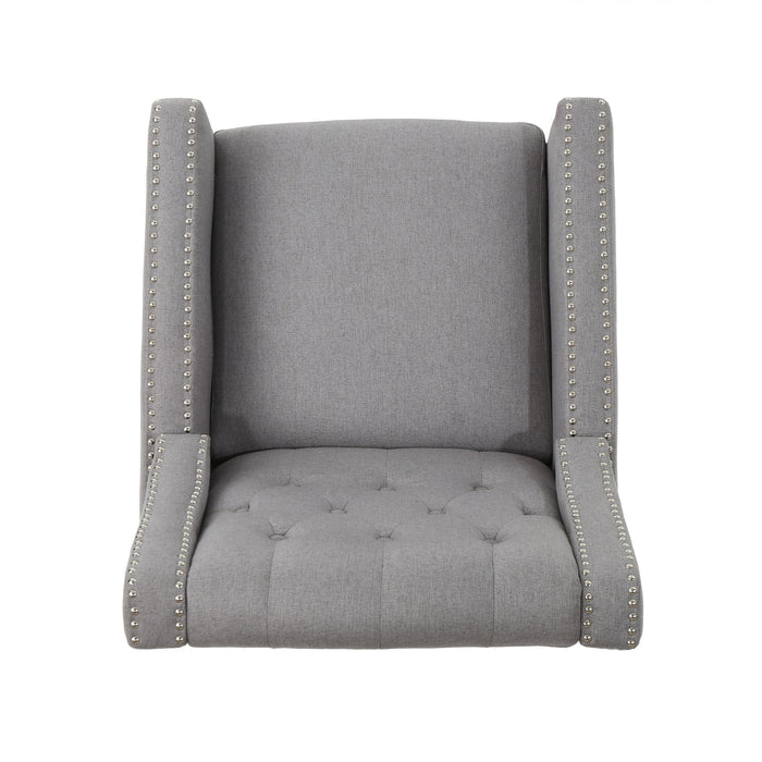 Classic Fabric Push Back Chair