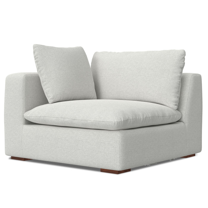 Jasmine - Corner Sectional Sofa - Cloud Gray