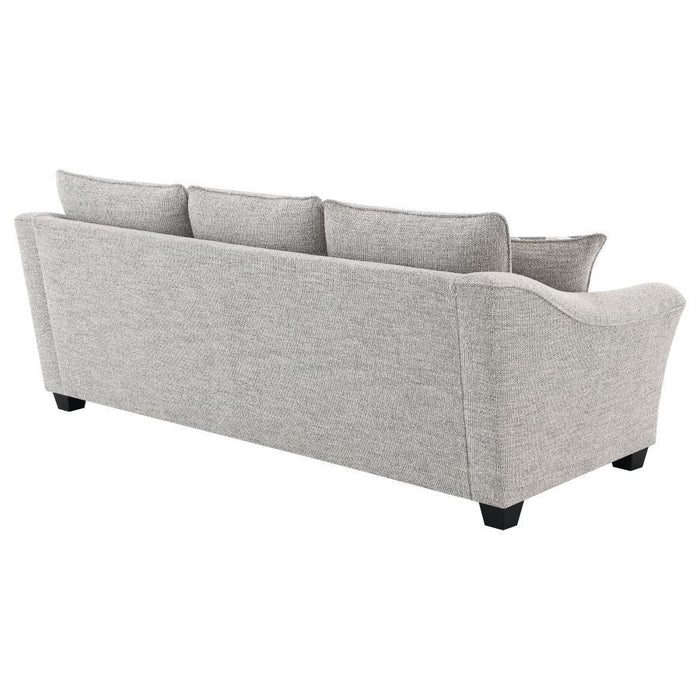 Tomkins - Boucle Upholstered Sofa - Light Gray