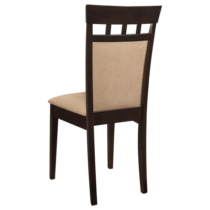 Gabriel - Upholstered Side Chairs (Set of 2) - Cappuccino And Tan