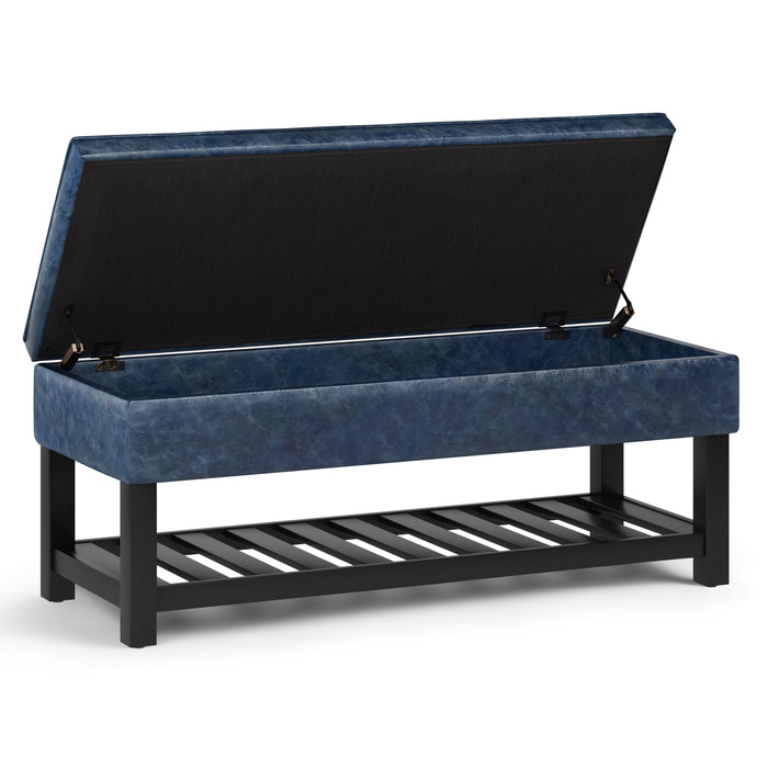 Cosmopolitan - Storage Ottoman Bench with Open Bottom