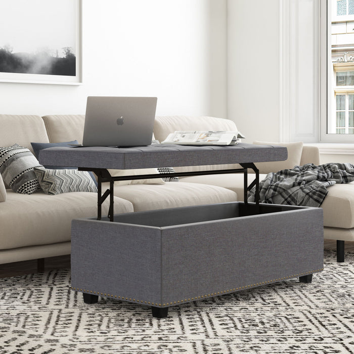 Hamilton - Lift Top Rectangular Storage Ottoman