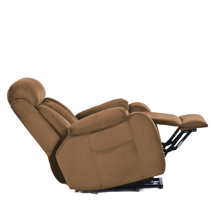 Lift Chair Recliner For Elderly Power Remote Control Recliner Sofa Relax Soft Chair Anti-Skid Australia Cashmere Fabric Furniture Living Room