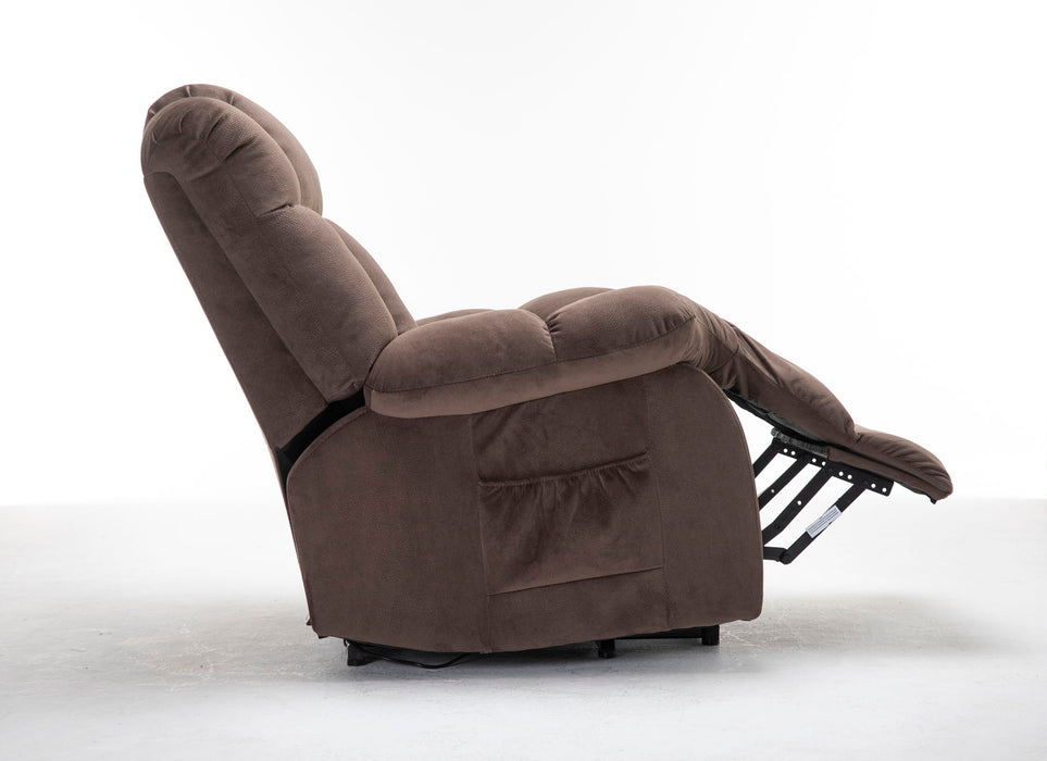 Power Lift Recliner Chair For Elderly - Heavy Duty And Safety Motion Reclining Mechanism