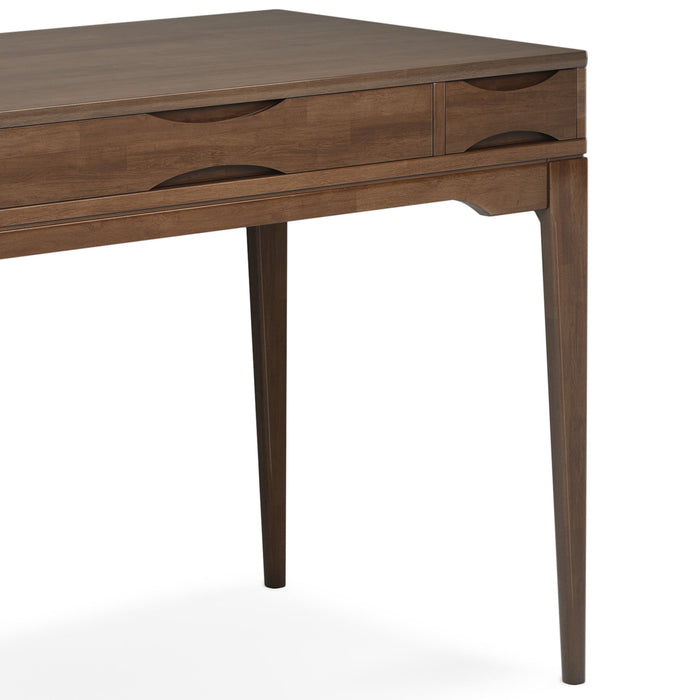 Harper - Small Desk - Walnut Brown