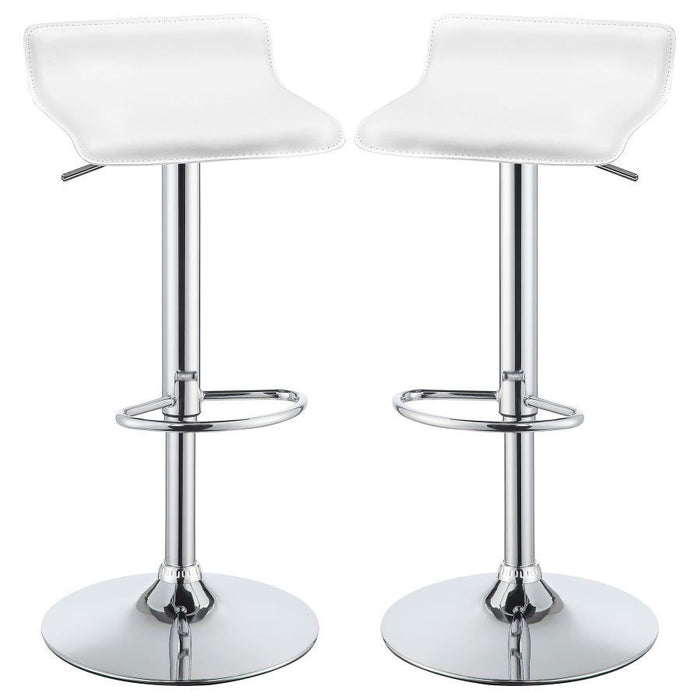 Bidwell - 29″ Upholstered Backless Adjustable Bar Stools (Set of 2)