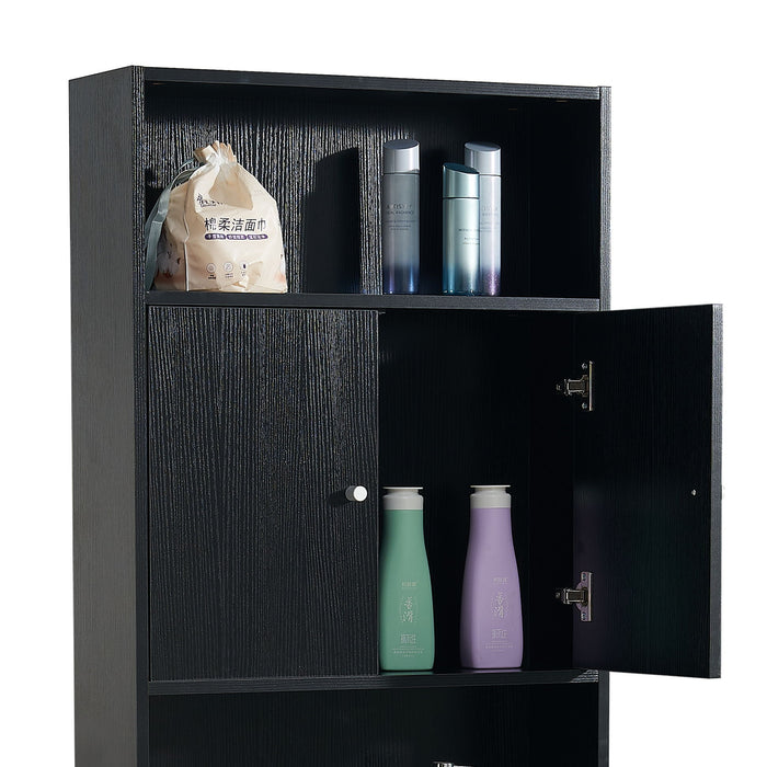 Home Bathroom Shelf Over-The-Toilet, Bathroom Spacesaver, Bathroom, Tollilet Storage Cabine