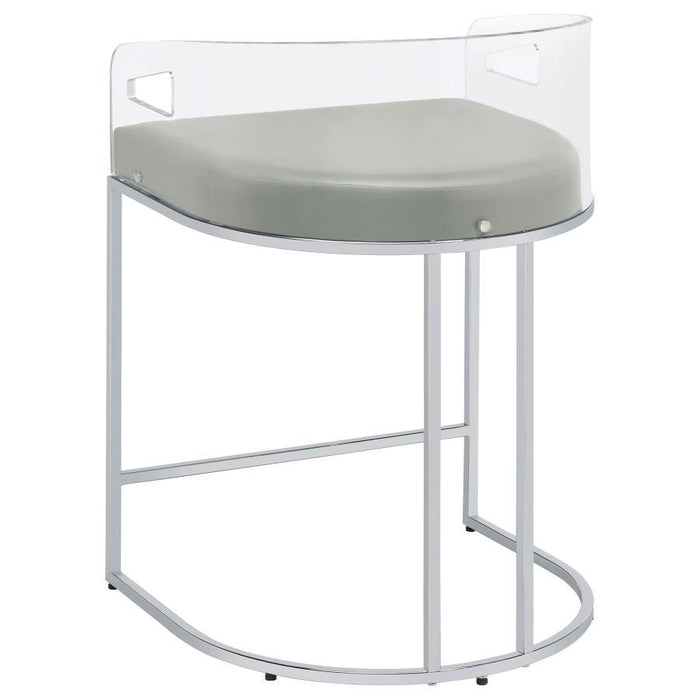 Thermosolis - Acrylic Back Stools (Set of 2)