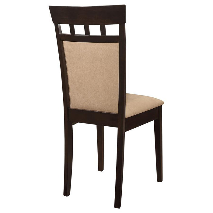 Gabriel - Upholstered Side Chairs (Set of 2) - Cappuccino And Tan