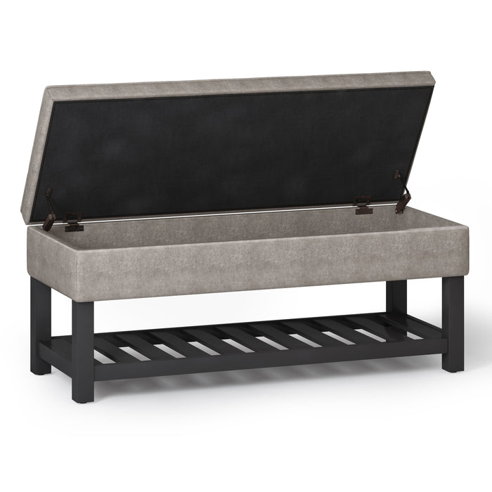 Cosmopolitan - Storage Ottoman Bench with Open Bottom