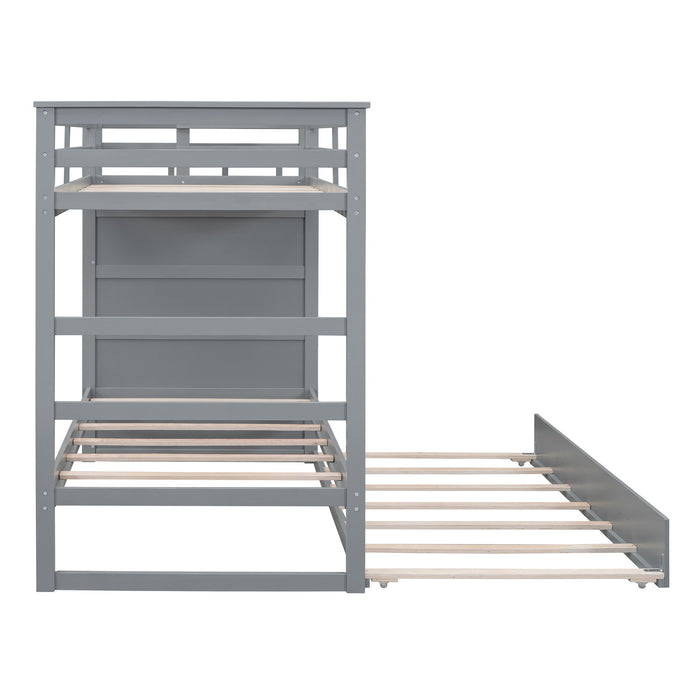 Bunk Bed With Trundle And Staircase